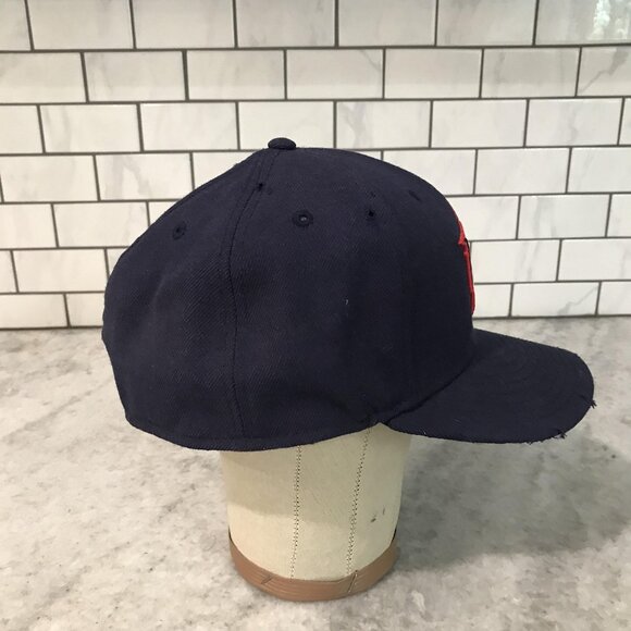 United States Hat Cap Fitted Mens 7 3/8 Navy WBC Baseball Team USA Flag New Era - Picture 3 of 8